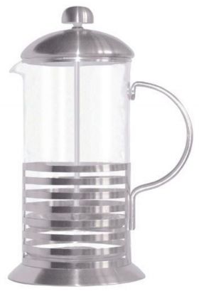 Filtru cafea Larissa, Ambition, 350 ml, sticla, model dungi