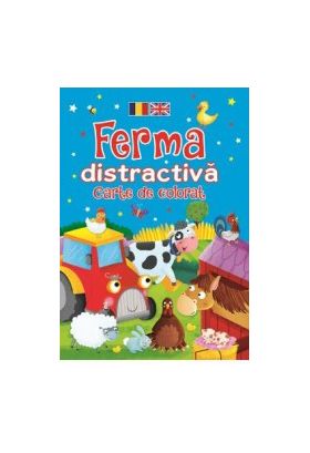 Ferma distractiva. Carte de colorat - Brown Watson