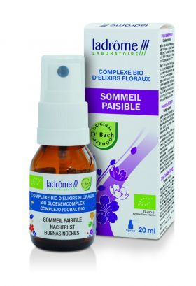 Spray cu complex din elixiruri florare Eco Bach Somn Linistit, 20ml, Ladrome