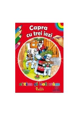 Citim si coloram - Capra cu trei iezi