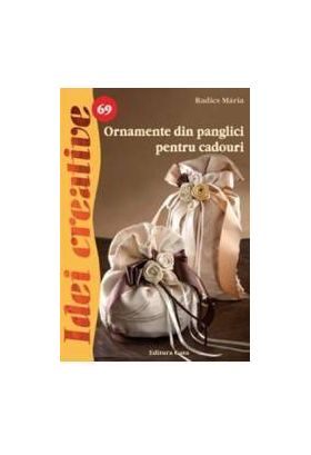 Idei creative 69 - Ornamente din panglici pentru cadouri - Radics Maria