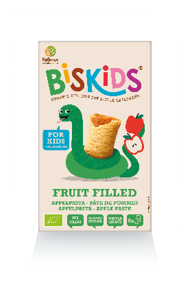 Biscuiti Biskids cu umplutura de mar pentru copii, fara zahar, eco-bio, 150g Belkorn