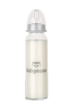 Biberon din sticla 44105, 250ml, Baby Nova