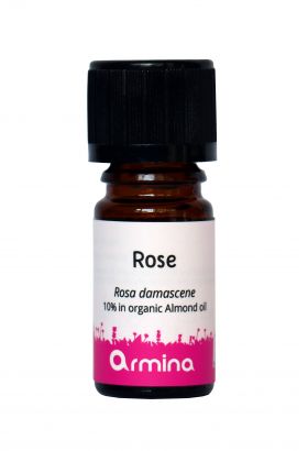 Ulei esential de trandafir (rosa damascena) in ulei de migdale eco-bio 5ml - Armina