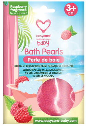 PERLE DE BAIE CU PARFUM DE ZMEURA 75G - EASY CARE BABY