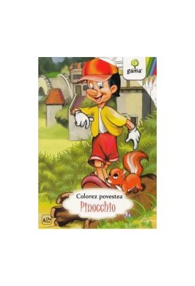 Pinocchio. Colorez povestea