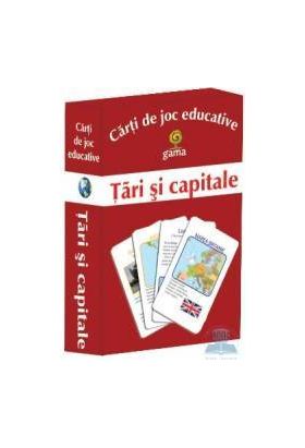 Tari si capitale - Carti de joc educative