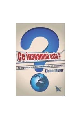 Ce Inseamna Asta - Sa Exploram Mintea Intelesurile Si Misterele - Eldon Taylor