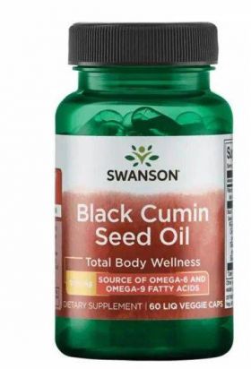 Black Cumin Seed Oil (Chimen Negru) 500 mg, 60 capsule - Swanson