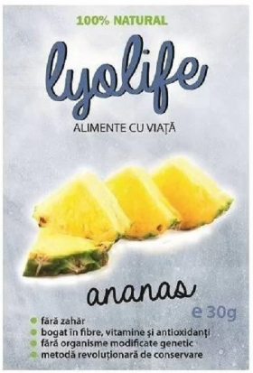 Ananas liofilizat 30g | Lyolife