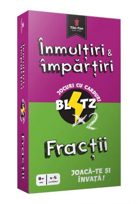 Joc educativ - Blitz x 2 (Fractii / Inmultiri & impartiri) | Tiki-Tan