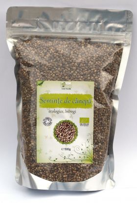 Seminte de canepa 500g intregi eco-bio OBio