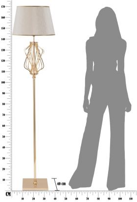 Lampadar Glam, Mauro Ferretti, 1 x E27, 40W, Ø 40x170 cm, fier