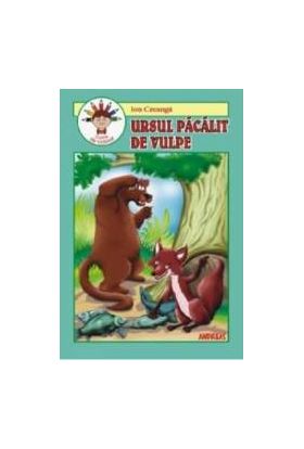 Ursul pacalit de vulpe - Ion Creanga carte de colorat