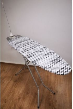 Husa pentru masa de calcat Zig-Zag, Jotta, 37x120 cm, bumbac