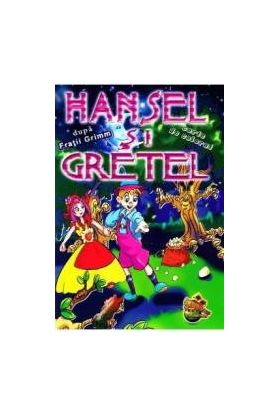 Hansel si Gretel dupa Fratii Grimm - Carte de colorat