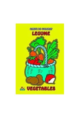 Legume A4 - Carte de colorat