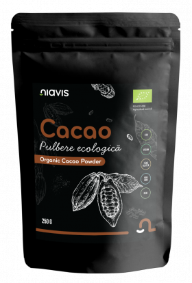 Cacao pulbere raw ecologica, 250g, Niavis