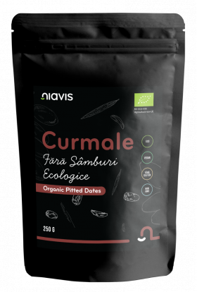 Curmale fara samburi ecologice, 250g, Niavis