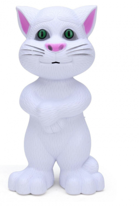 Jucarie Vorbitoare Talking Tom ALB 20 cm