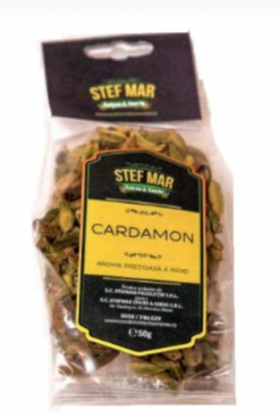 Cardamon boabe, 50g - Stef Mar