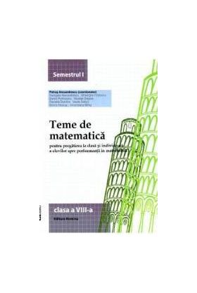 2014 Teme De Matematica Cls 8 Sem. 1 - Petrus Alexandrescu