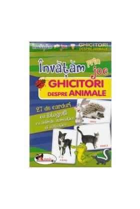 Invatam prin joc - Ghicitori despre animale - 27 de carduri