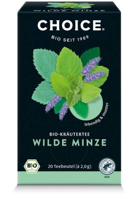 Ceai din plante menta salbatica, eco-bio, 20 buc, 40 g, Choice