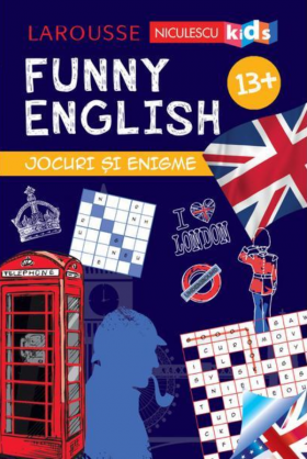 Funny English 13 ani. Jocuri si enigme | Sandra Lebrun