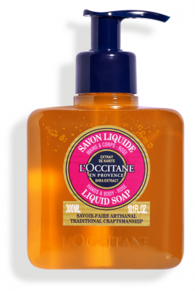 Sapun lichid Shea & Rose, 300ml, L'Occitane