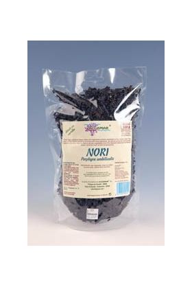 Alge nori maruntite-flakes (Porphyra umbilicalis) raw eco-bio 100g Algamar