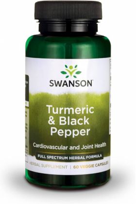 Swanson Turmeric Black Pepper 60 vcaps
