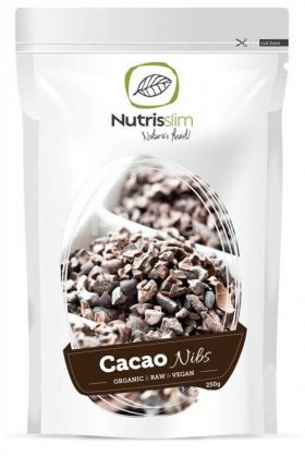 Boabe de cacao nibs, eco-bio, 250g - Nutrisslim