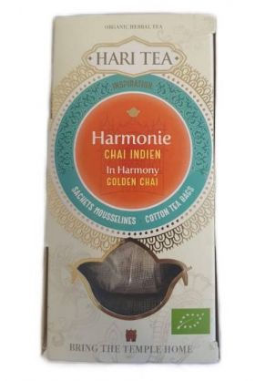 Ceai premium - In Harmony - golden chai, eco-bio 10dz - Hari Tea