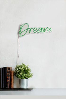 Decoratiune luminoasa LED, Dream, Benzi flexibile de neon, DC 12 V, Verde