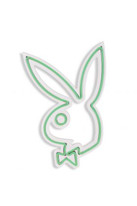 Decoratiune luminoasa LED, Playboy, Benzi flexibile de neon, DC 12 V, Verde