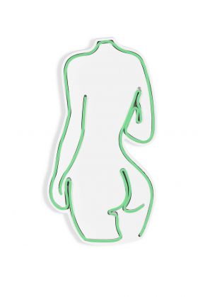 Decoratiune luminoasa LED, Sexy Woman, Benzi flexibile de neon, DC 12 V, Verde