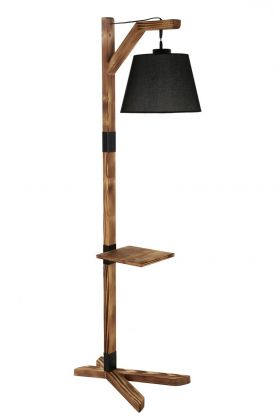 Lampadar, Luin, 534LUN3679, Lemn, Negru