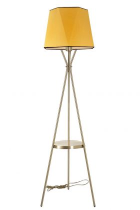 Lampadar, Luin, 534LUN3685, Metal, Galben mustar