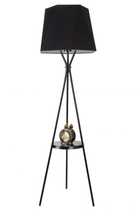 Lampadar, Luin, 534LUN3707, Metal, Negru