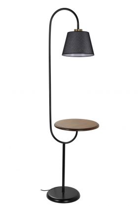 Lampadar, Luin, 534LUN3553, Metal, Negru