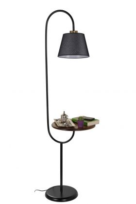 Lampadar, Luin, 534LUN3553, Metal, Negru