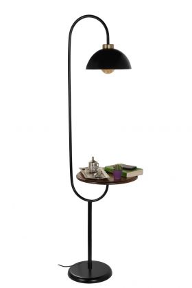 Lampadar, Luin, 534LUN3549, Metal, Negru