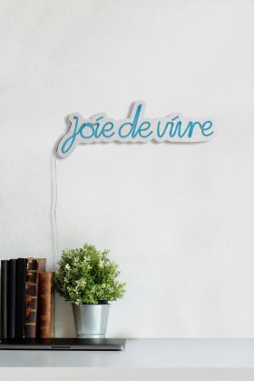 Decoratiune luminoasa LED, Joie de Vivre, Benzi flexibile de neon, DC 12 V, Albastru