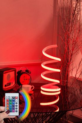 Lampa de masa, Curlux, 509CRL1113, Aluminiu, Multicolor