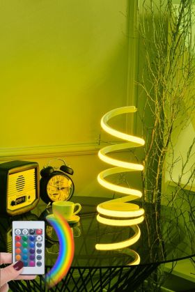 Lampa de masa, Curlux, 509CRL1113, Aluminiu, Multicolor