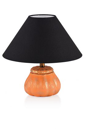 Lampa de masa, Hmy Design, 687HMY1604, Metal, Negru/Portocaliu