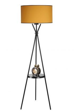 Lampadar, Luin, 534LUN3714, Metal, Galben mustar