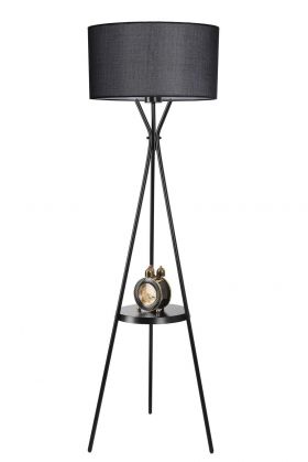 Lampadar, Luin, 534LUN3713, Metal, Negru