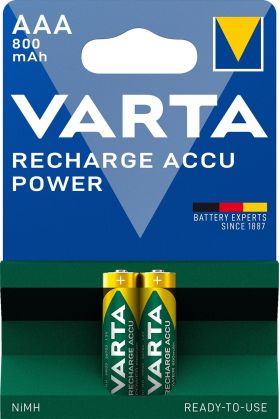 acumulator r3 (aaa) 800mah ready2use 2 buc/blister 56703 varta